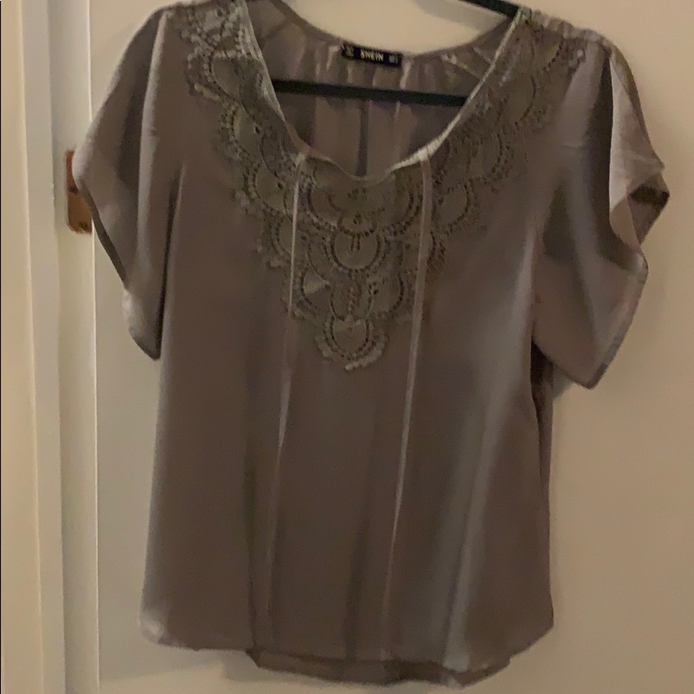 Olive green blouse